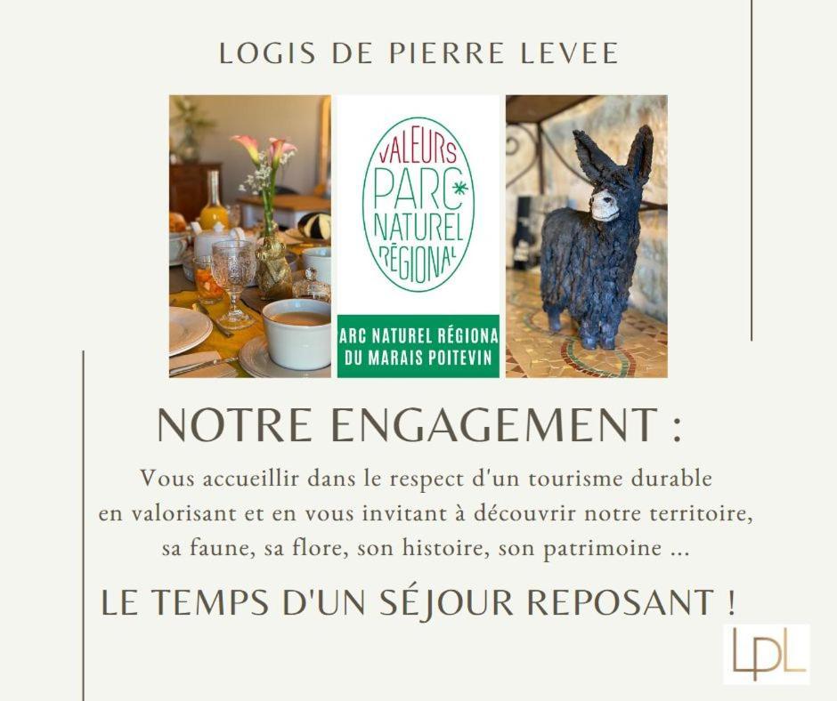 Bed and Breakfast Logis de Pierre Levée à Bessines Extérieur photo